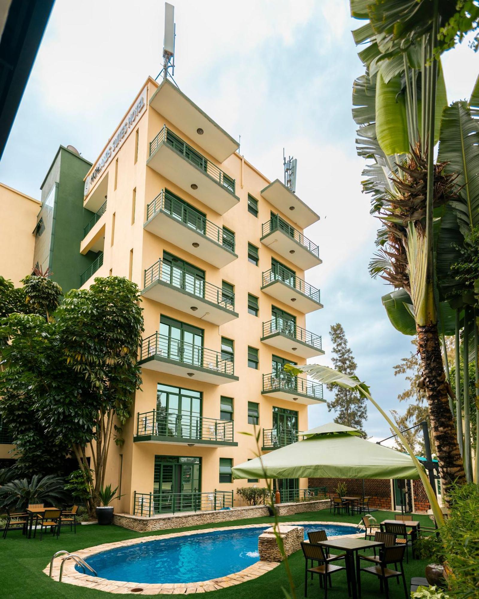 קיגאלי Highlands Suites Hotel And Apartments מראה חיצוני תמונה